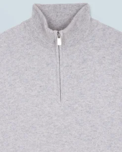 Basic Quarter Zip Neck Sweater