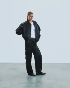 Bomber Satin Jacket
