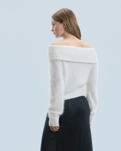 Brushed Cashmere Long Sleeve Top