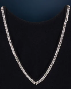 Crewneck Rhinestone Backless Sweater