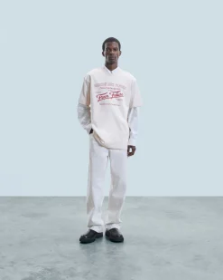 Crewneck T-shirt Marché Aux Fleurs
