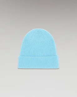 Cuffed Beanie with Small Ribs