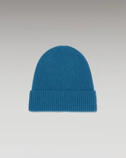 Cuffed Beanie with Small Ribs