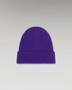 Cuffed Beanie with Small Ribs