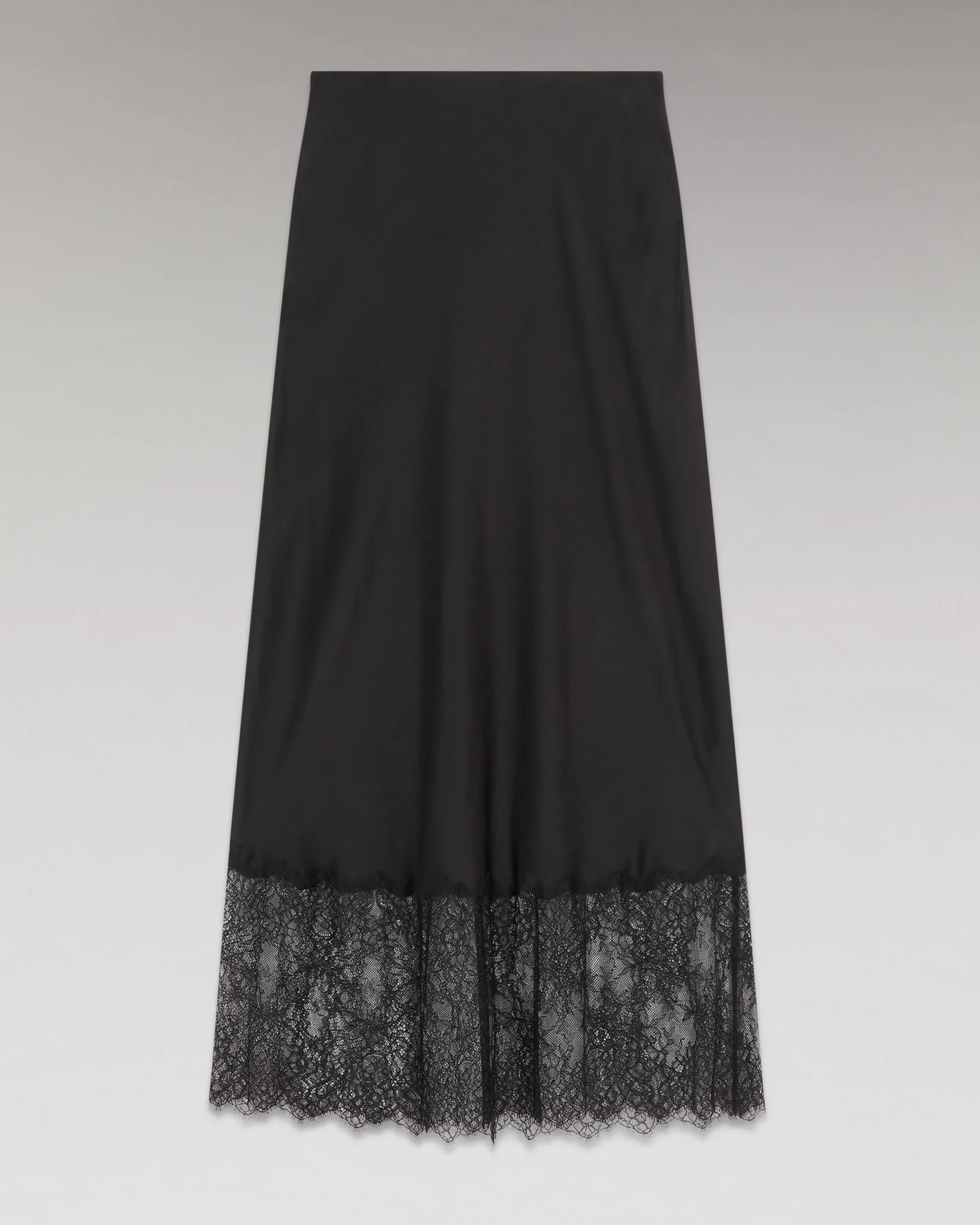 Cutout Lace Midi Skirt