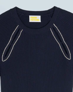 Embroidery Short Sleeve Top