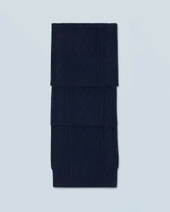 Fringed Cable Scarf