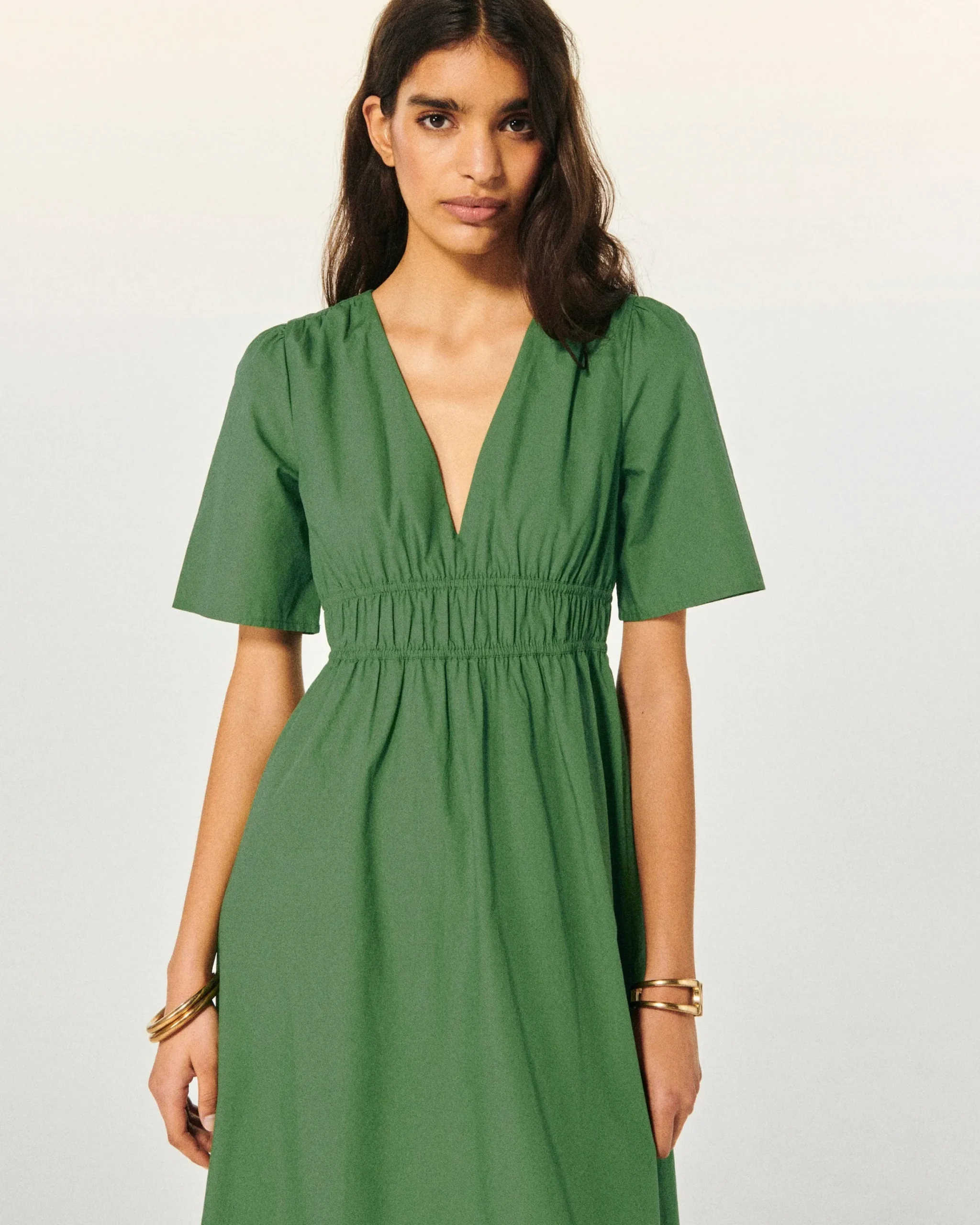 Gianna Short Sleeve Long Dress