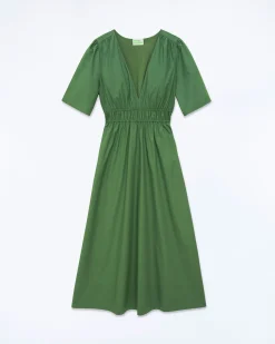 Gianna Short Sleeve Long Dress
