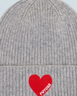Heart Cuffed Beanie