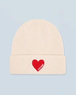 Heart Cuffed Beanie