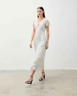 Julia Short Sleeve Long Dress
