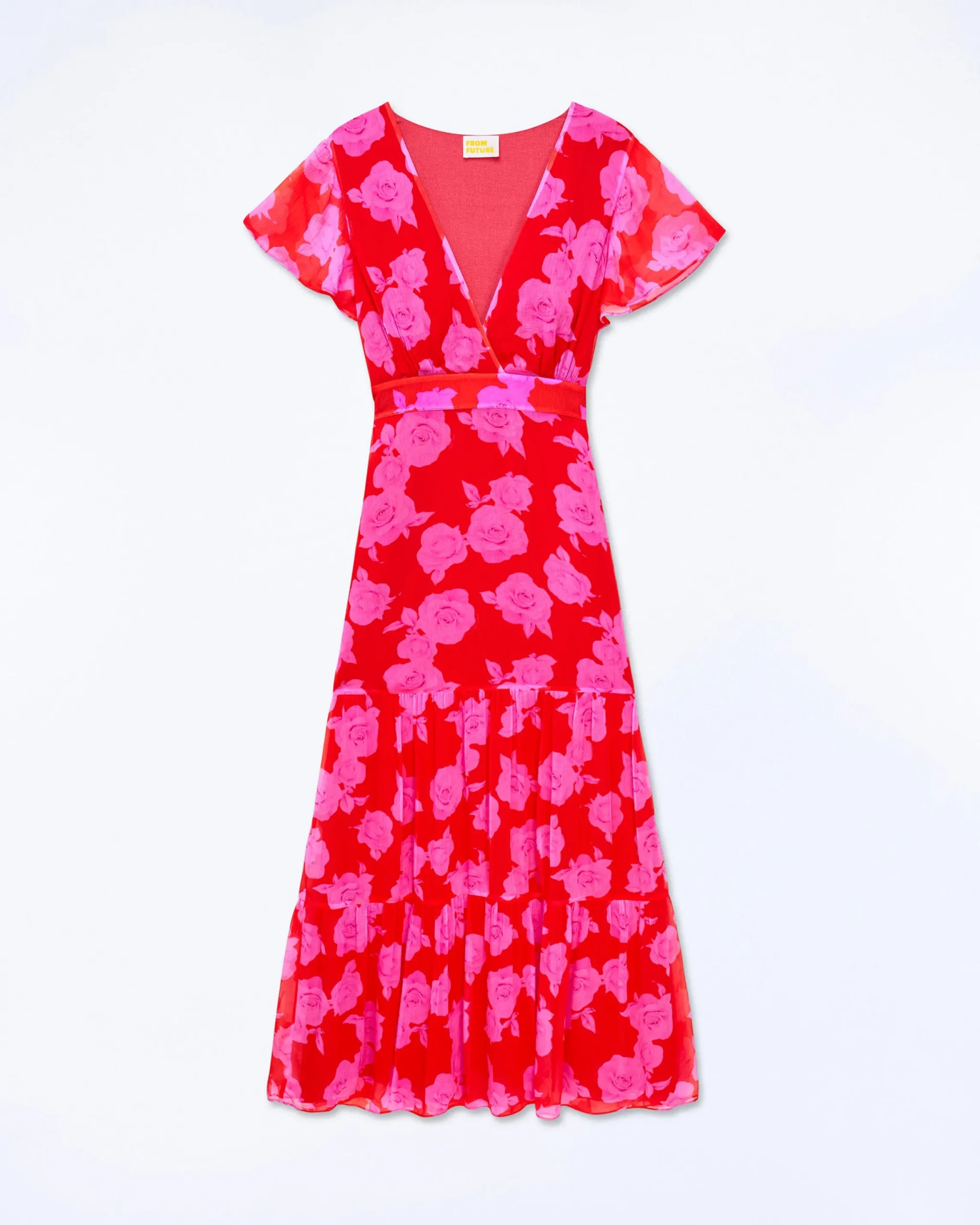 Julia Short Sleeve Long Dress