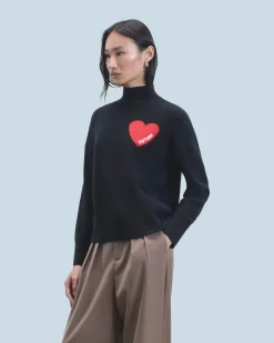 Light Heart Mock Neck Sweater