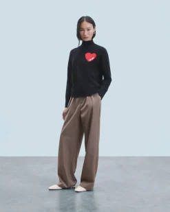 Light Heart Mock Neck Sweater