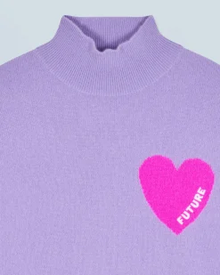 Light Heart Mock Neck Sweater