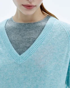 Light Oversize V-Neck Sweater