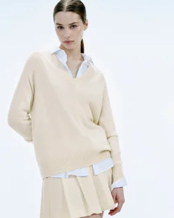 Light Oversize V-Neck Sweater