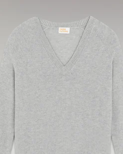 Lightweight Oversized V-Neck Sweater