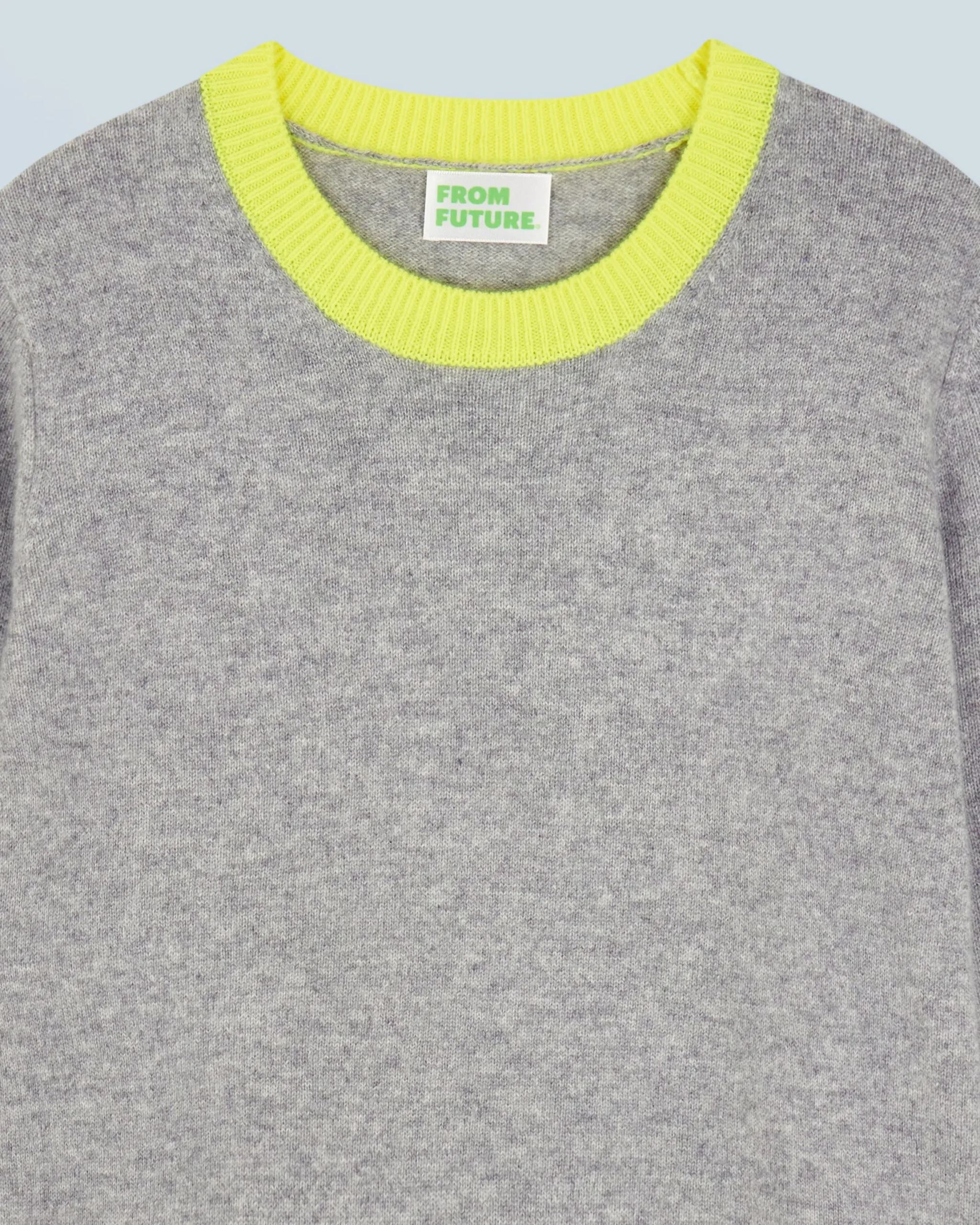 Lightweight Two-Tone Crewneck Sweater