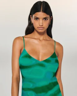 Long Chiffon Strap Dress