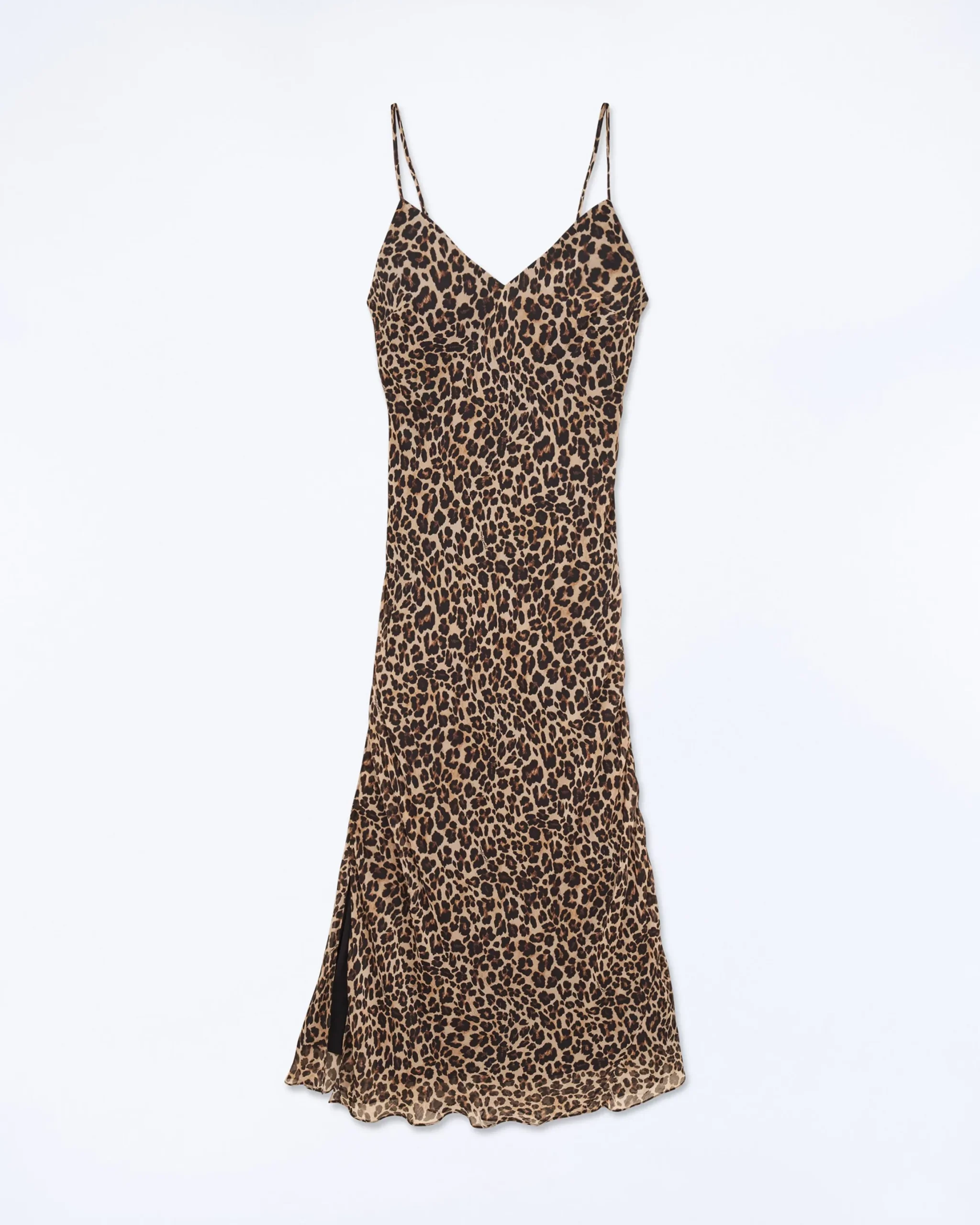 Long Chiffon Strap Dress