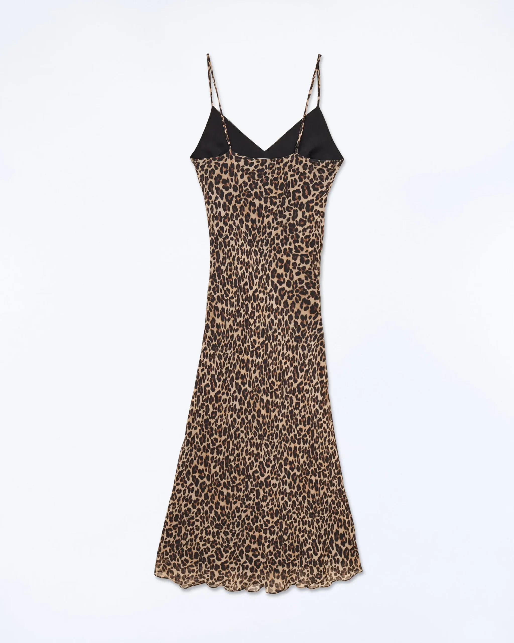 Long Chiffon Strap Dress