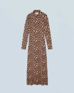 Long Jersey Long Sleeve Dress