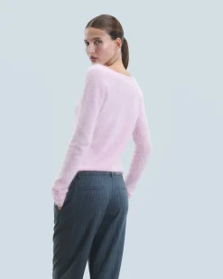 Long Sleeve Brushed Cashmere Top