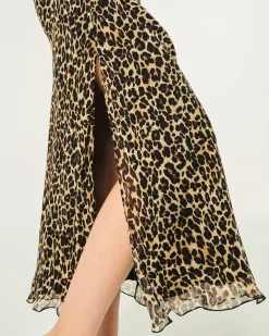 Midi Long Chiffon Skirt