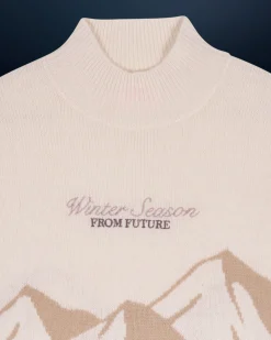 Mock Neck Ski Sweater