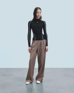 Mock-Neck Sweater