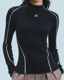 Mock-Neck Sweater