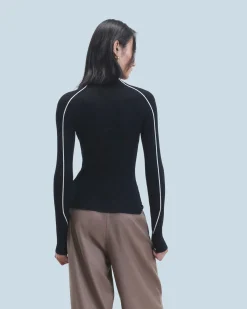 Mock-Neck Sweater