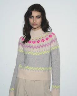 Norwegian Mock Neck Sweater