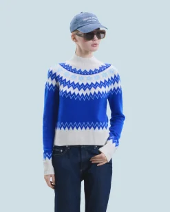 Norwegian Mock Neck Sweater