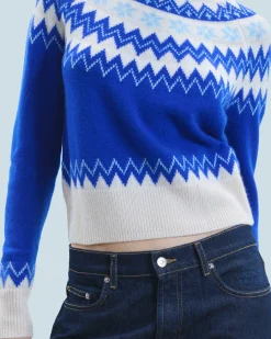 Norwegian Mock Neck Sweater