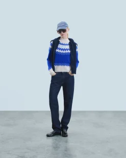 Norwegian Mock Neck Sweater
