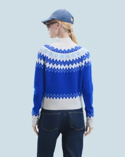 Norwegian Mock Neck Sweater