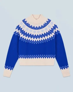 Norwegian Mock Neck Sweater