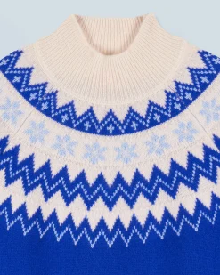 Norwegian Mock Neck Sweater