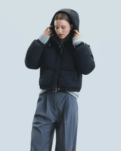 Outerwear Craquele Down Jacket