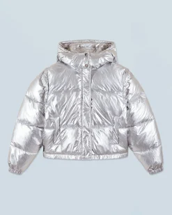 Outerwear Craquele Down Jacket