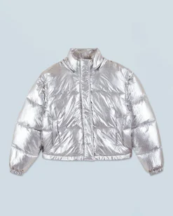 Outerwear Craquele Down Jacket