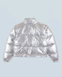 Outerwear Craquele Down Jacket