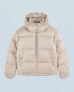 Outerwear Down Jacket with Cashmere Lining