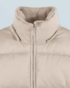 Outerwear Down Jacket with Cashmere Lining