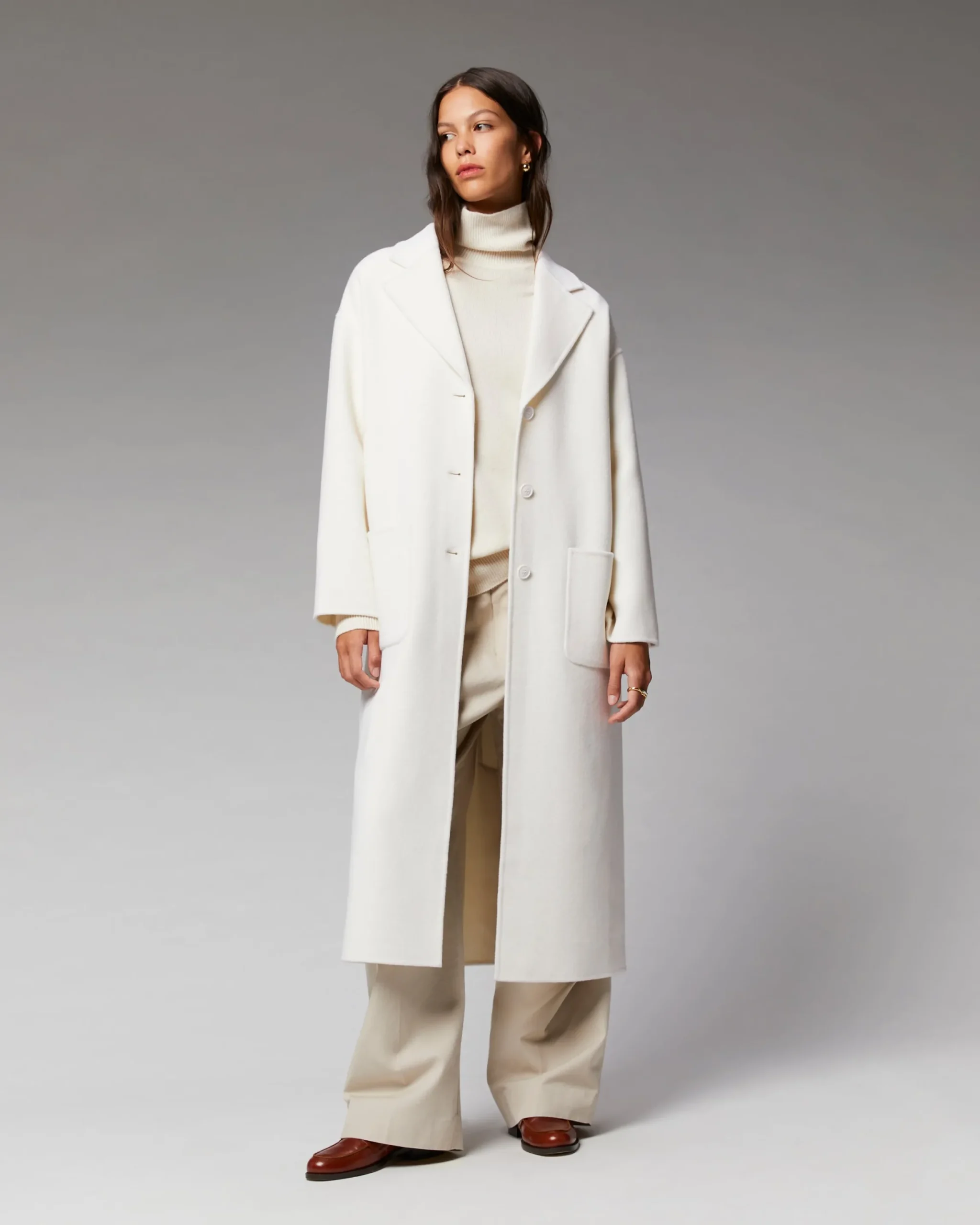 Outerwear Long Double Face Coat