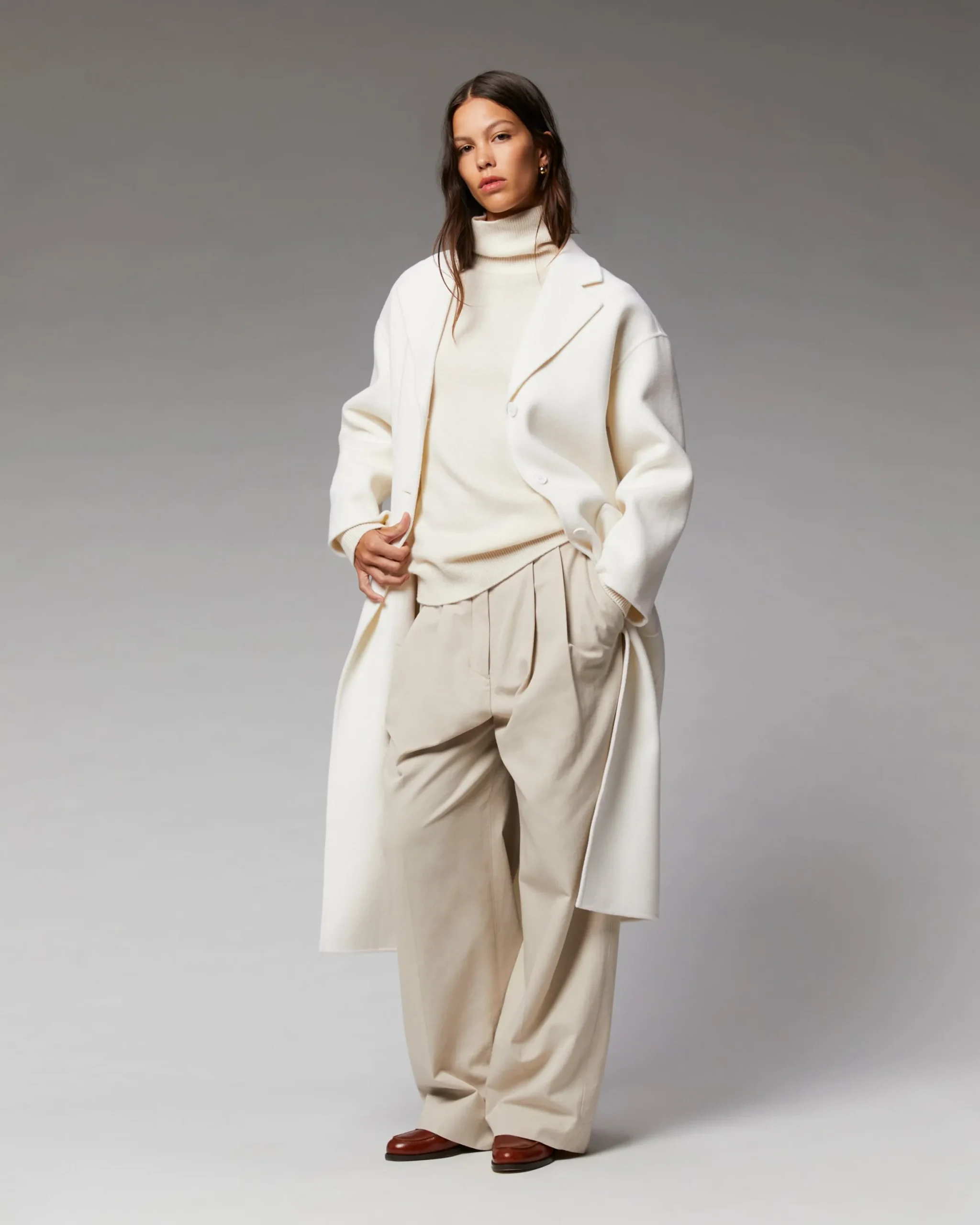 Outerwear Long Double Face Coat