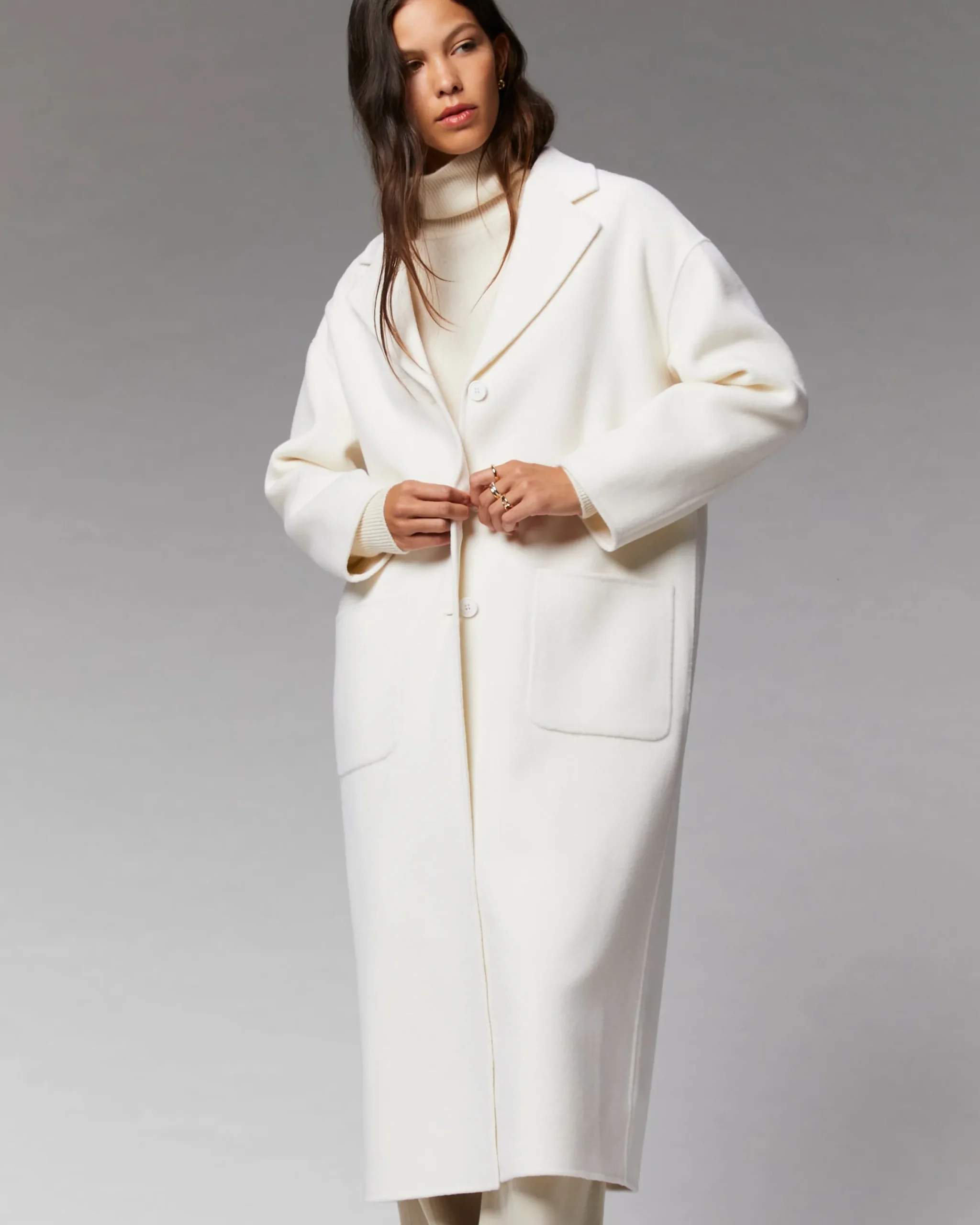 Outerwear Long Double Face Coat